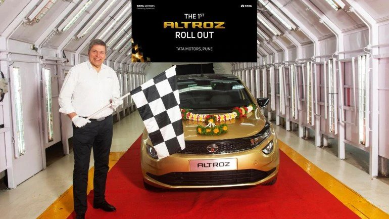 Tata Altroz rolled out from the Pune plant