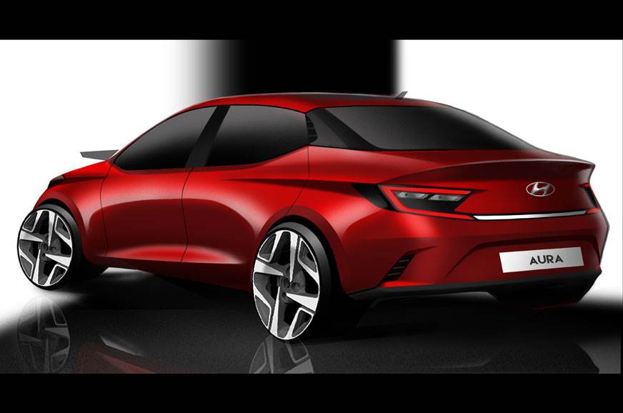 Hyundai Teases Design Of Aura Ahead Of Release