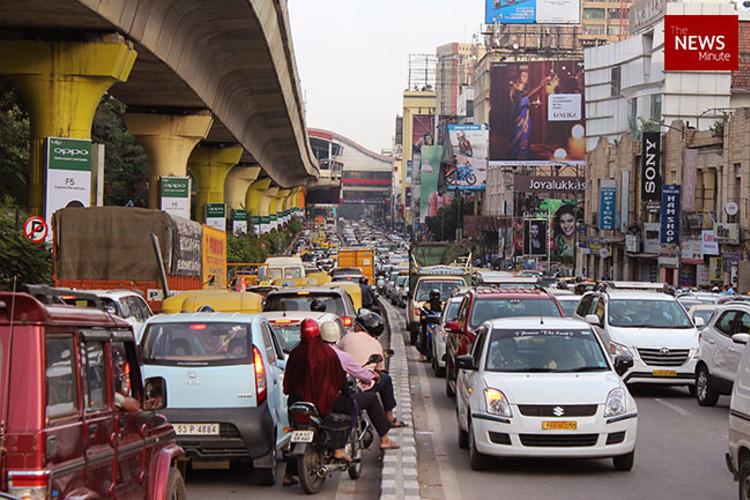 Infamous Bangalore traffic