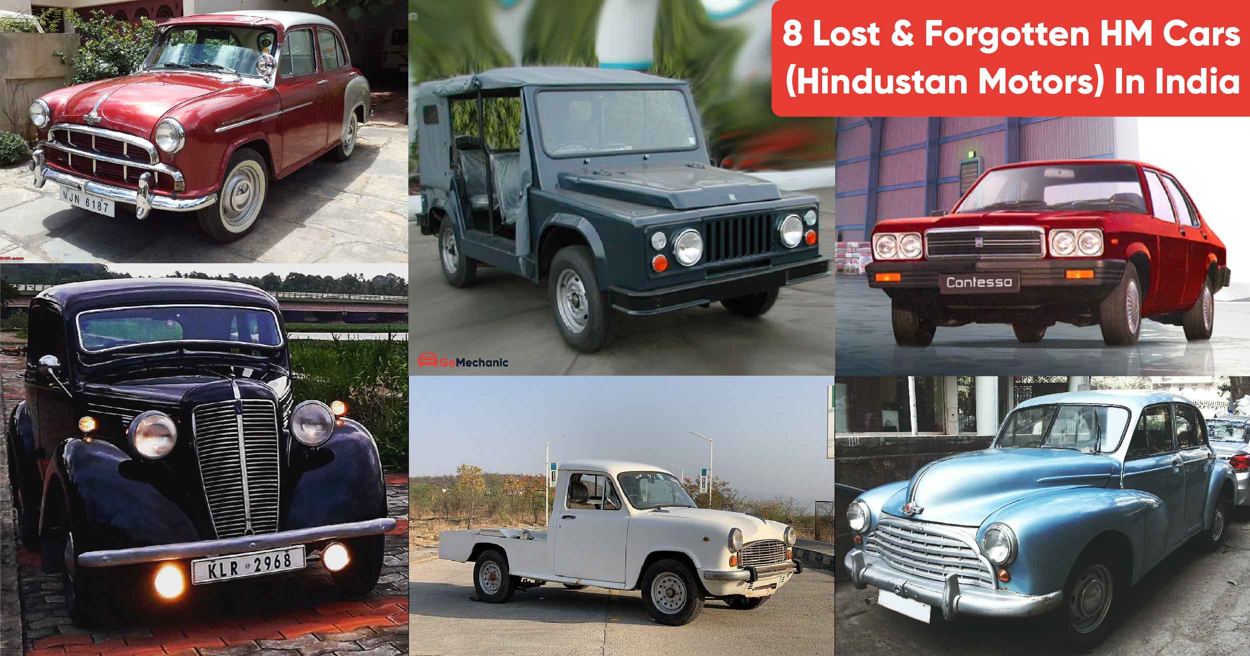8 HM (Hindustan Motors) Cars In India That Are Now Long Forgotten