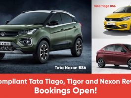 BS6 Compliant Tata Tiago, Tigor and Nexon Revealed! Bookings open