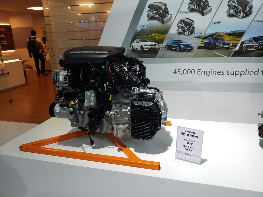 Force Motors made BMW 4-cylinder diesel engine