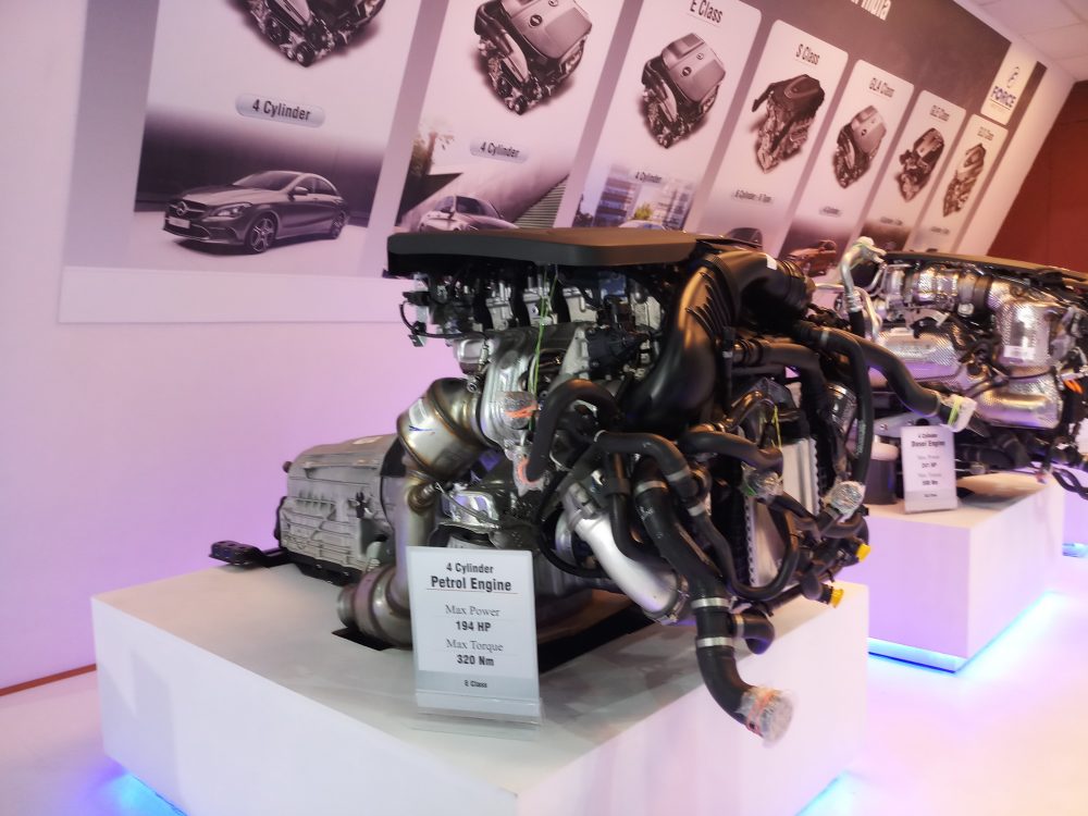 Force Motors made Mercedes 4-cylinder engine