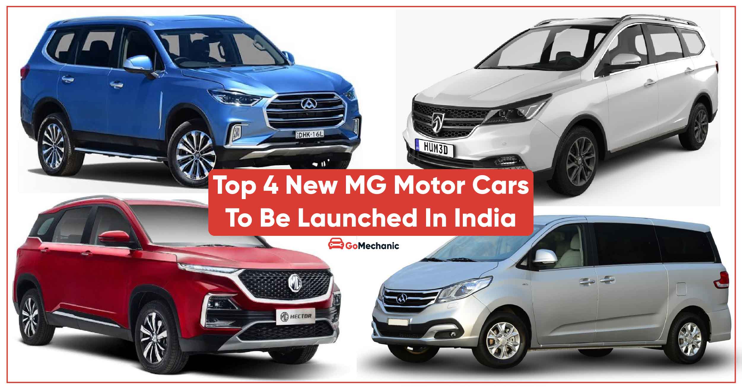 Top 4 New MG Motor Cars To Be Launched In India