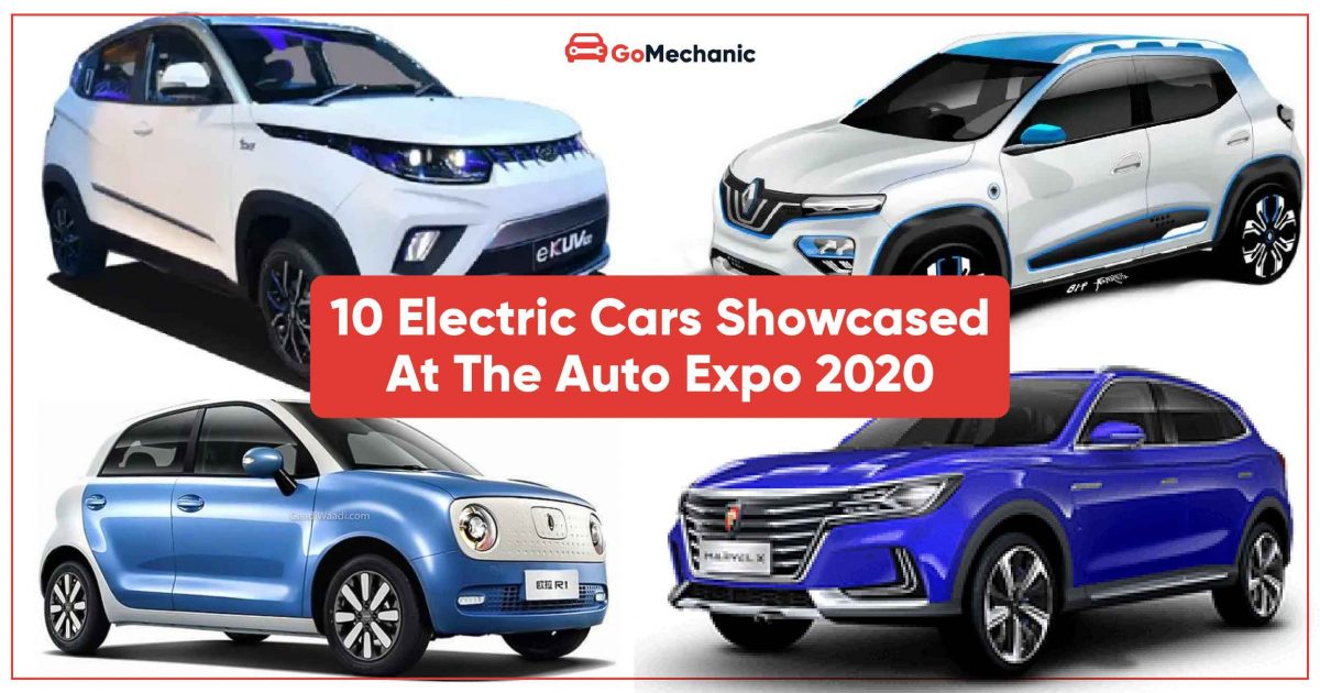 10 electric cars showcased at the Auto Expo 2020