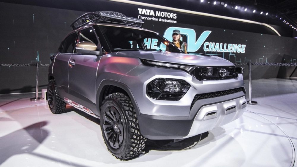 Tata HBX showcased at the auto expo
