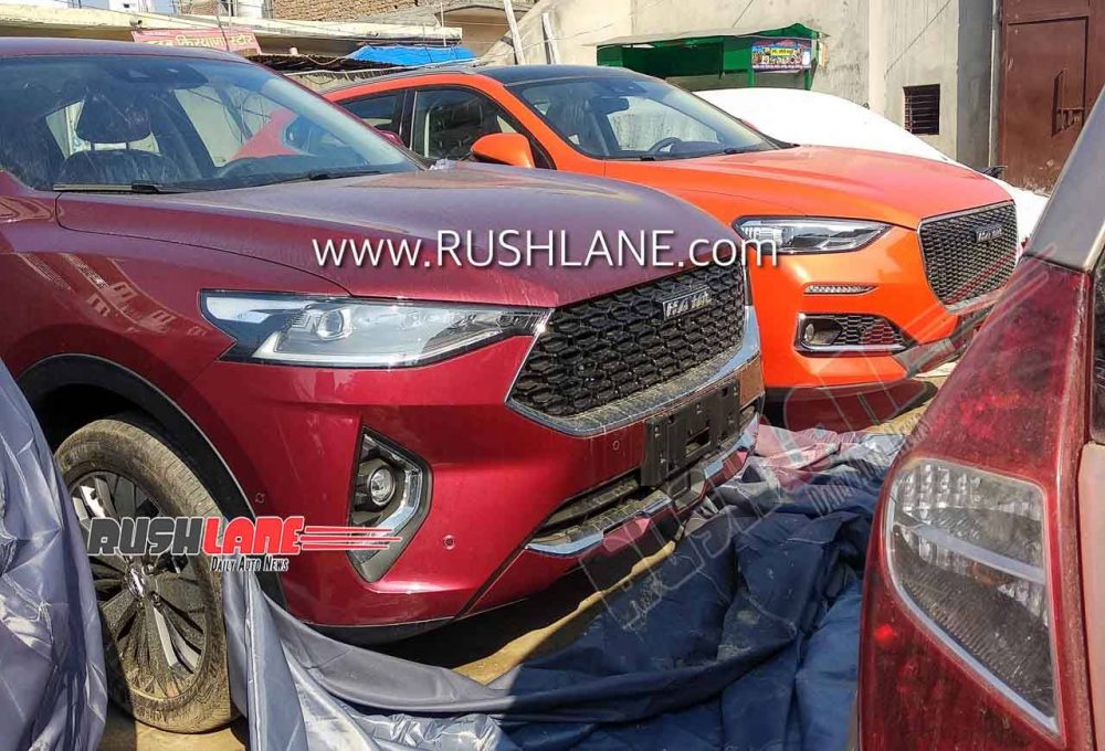 Haval F5 and F7 spied | Image courtesy: rushlane