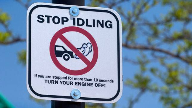 Avoiding unnecessary idling saves fuel