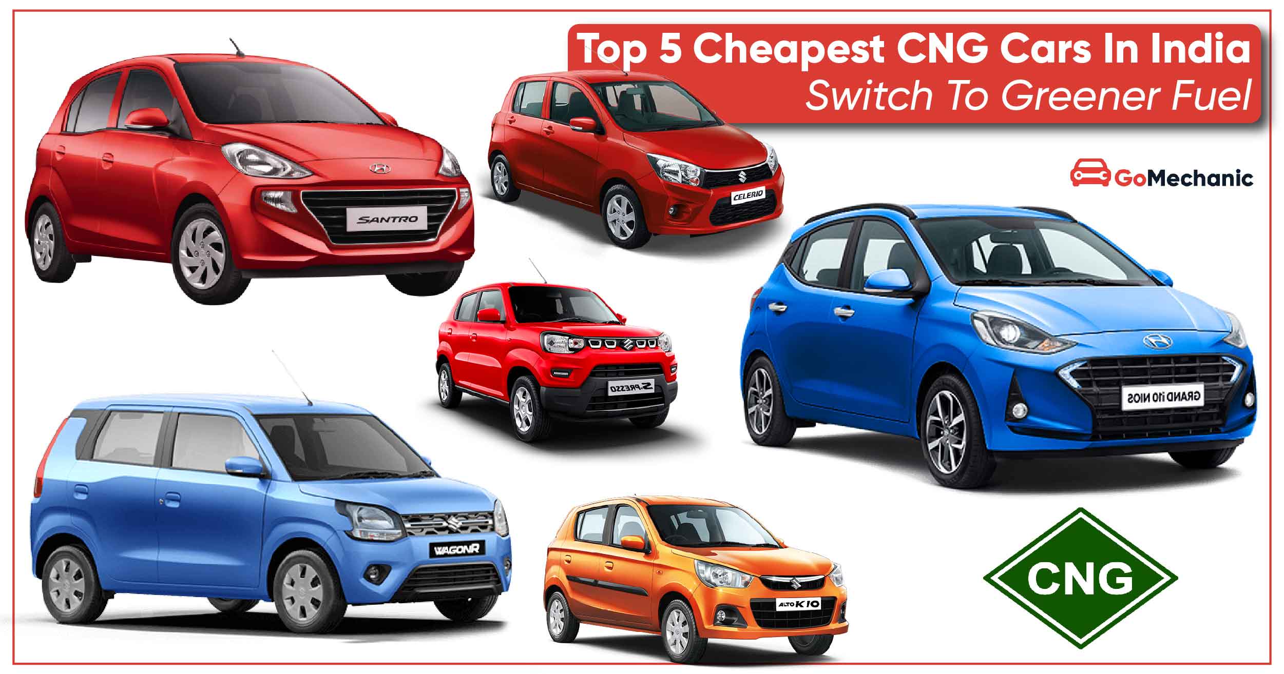 Top 5 CHEAPEST CNG cars in India to look out for!