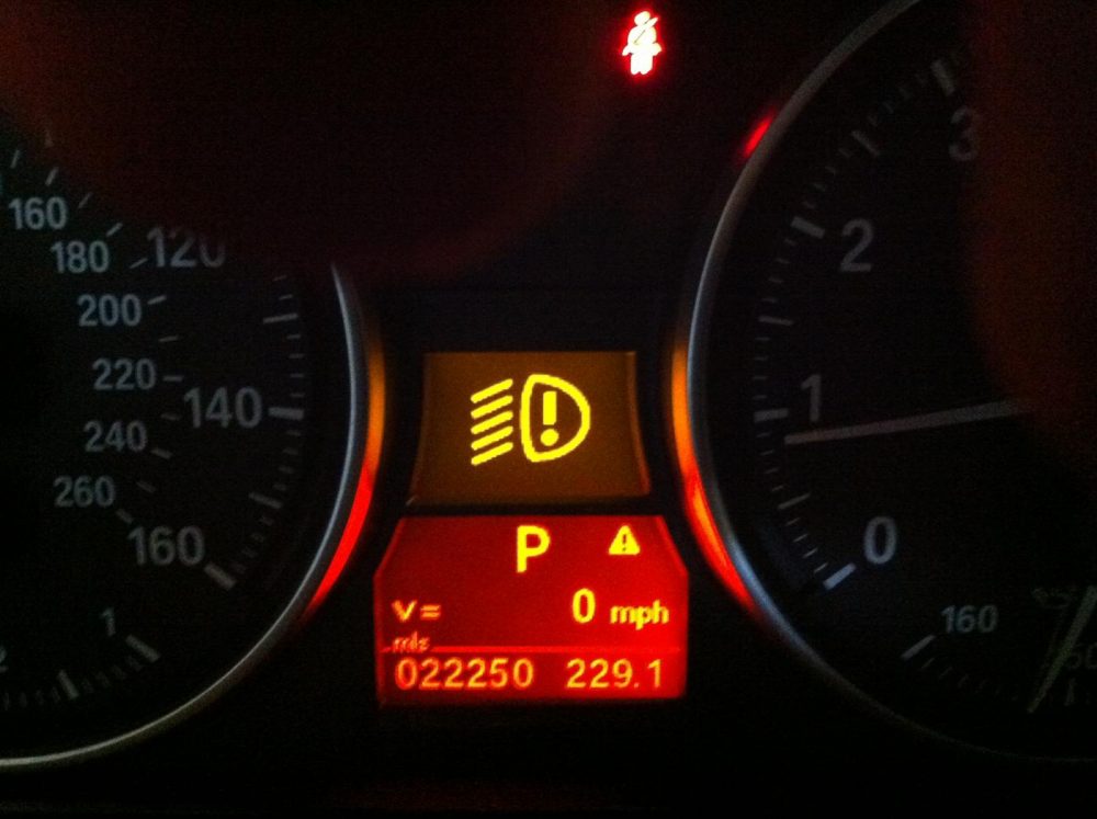 Fog Lamp Dashboard Warning Light/Indicator