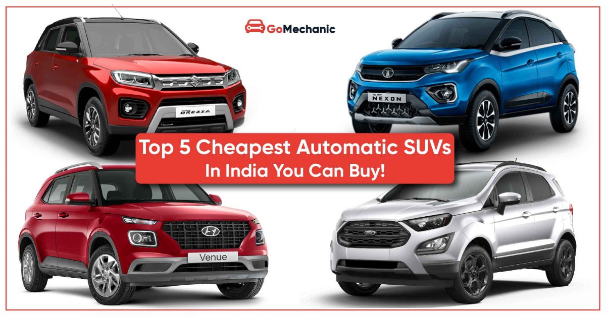 Top 5 Cheapest Automatic SUVs In India You Can Buy!