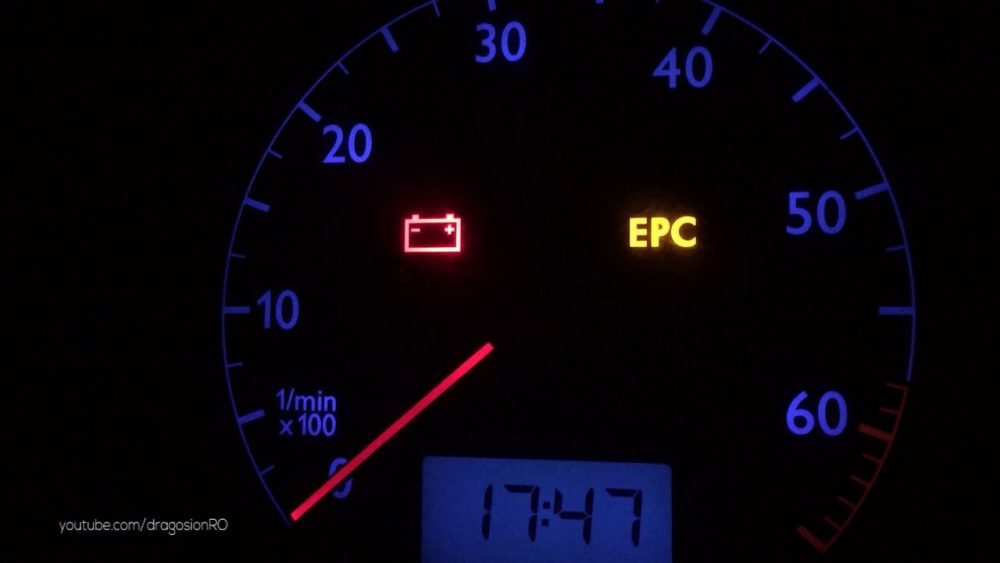Electronic Power Control (EPC) Dashboard Warning Light