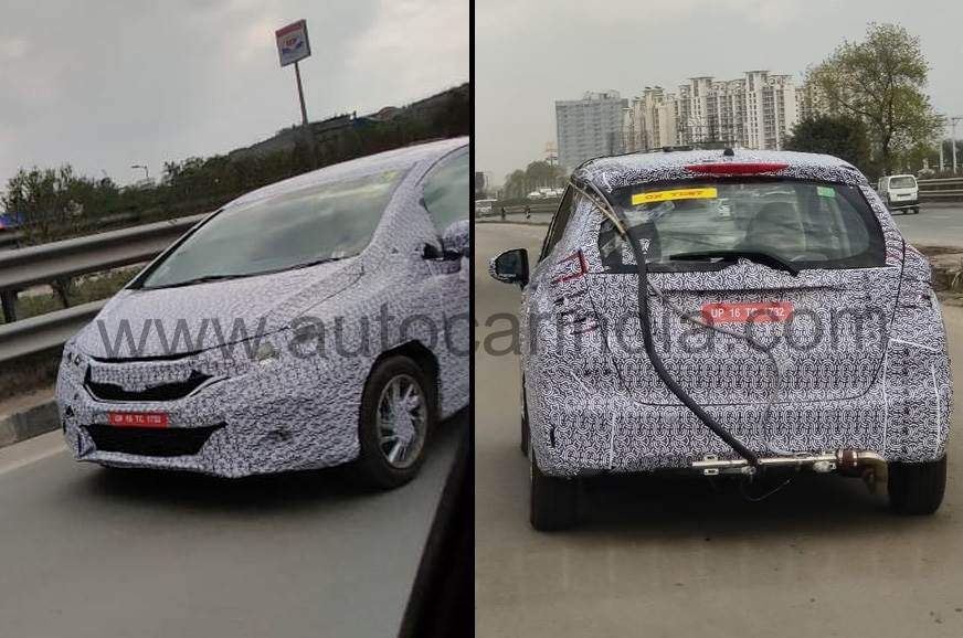 2020 Honda Jazz BS6 Spied Testing on Indian Roads | Credits Autocar