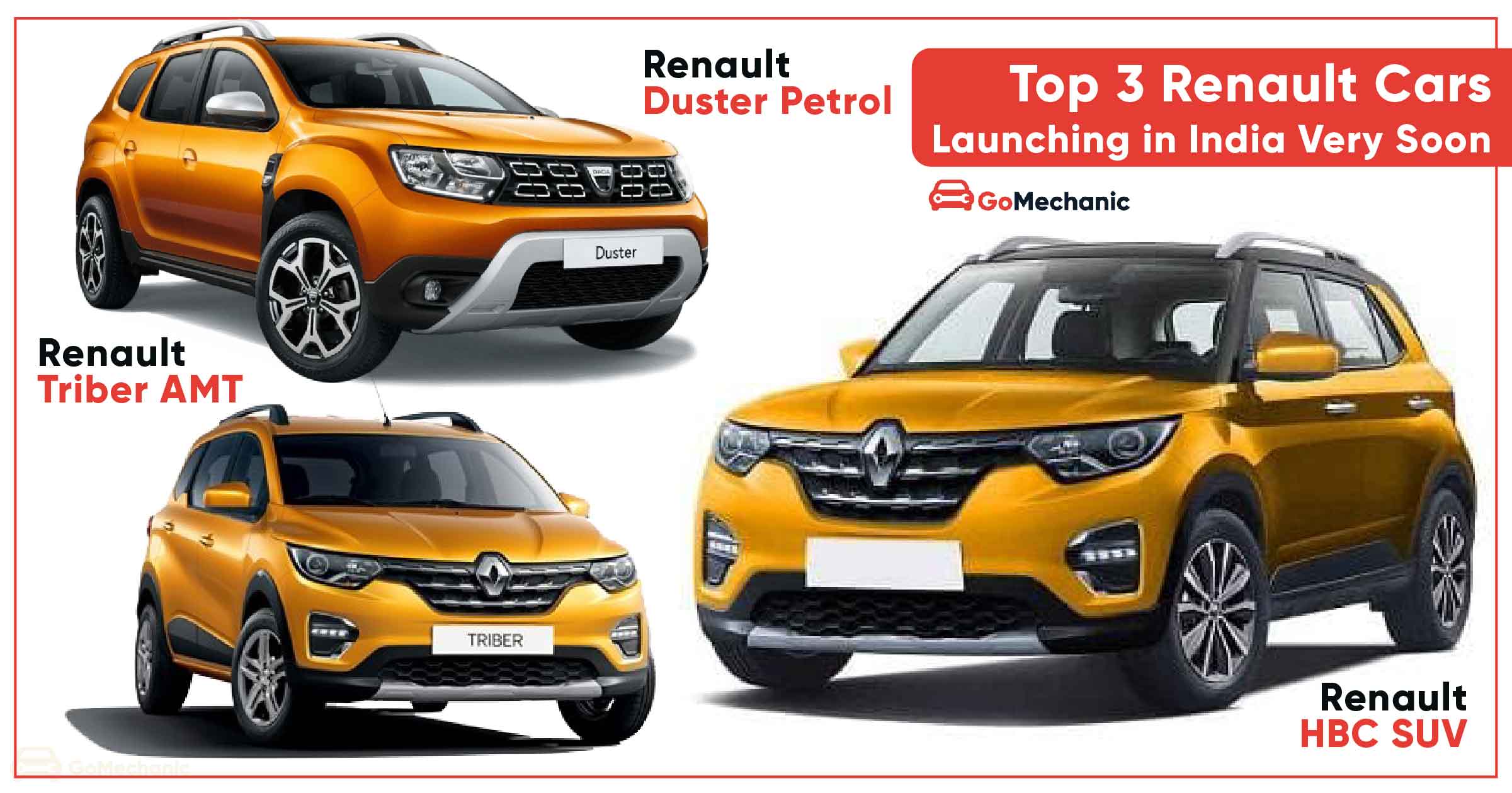 3 Renault cars launching soon in India