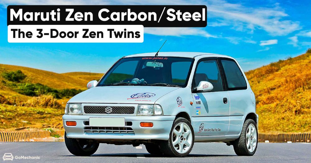 Maruti Zen Carbon/Steel | The 3-Door Zen Twins