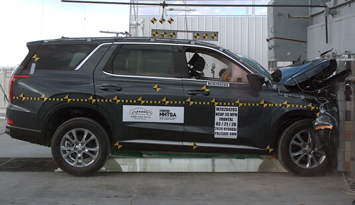Hyundai Palisade gets 5-star safety rating