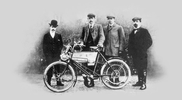 1901 RE's First Motorcycle