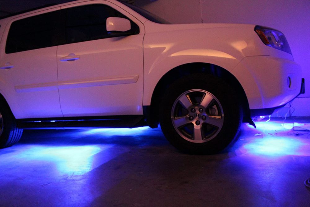Neon Lights under a car | Cheap Car Mods of no use