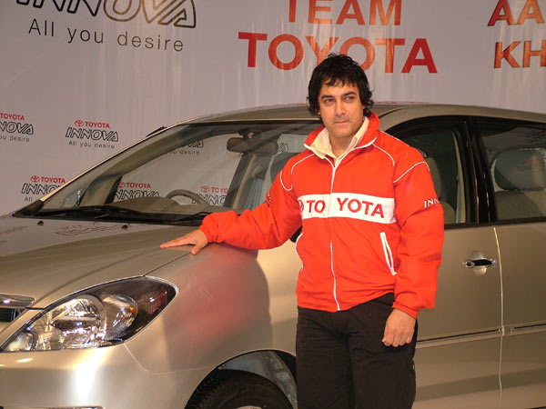 Aamir Khan in Toyota Innova ad