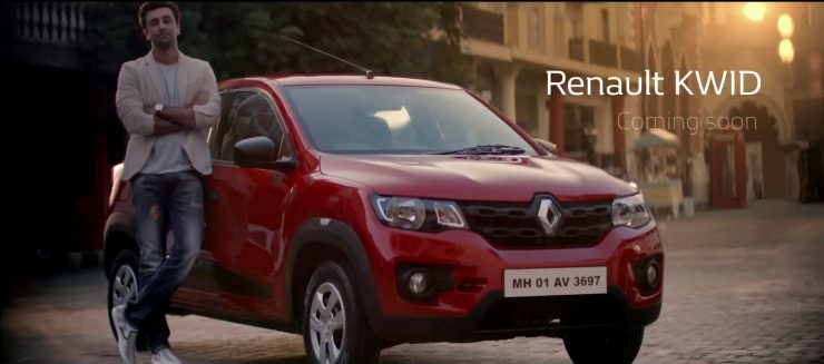 Ranbir Kapoor Renault Kwid ad