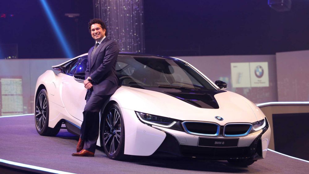 Sachin Tendulkar Endorses BMW i8