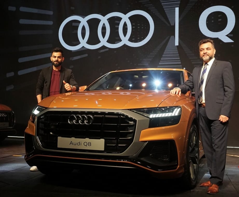 Virat Kohli Audi Q8 Launch