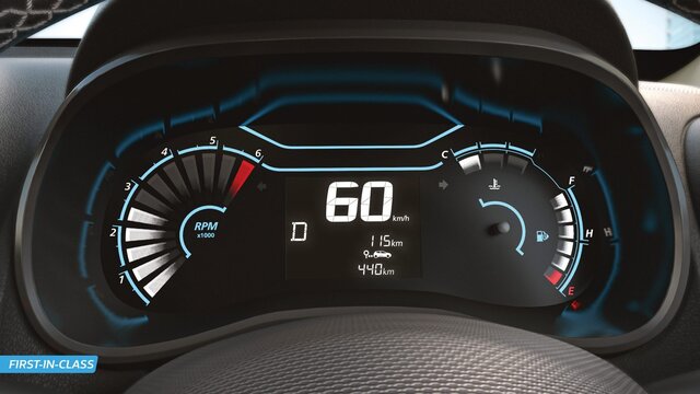 Renault Kwid's First In Class Instrument Cluster