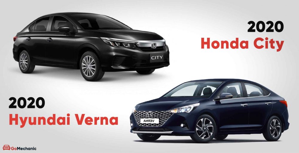 2020 Honda City vs 2020 Hyundai Verna