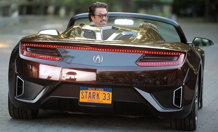 Acura NSX Concept Robert Downey Jr Cars