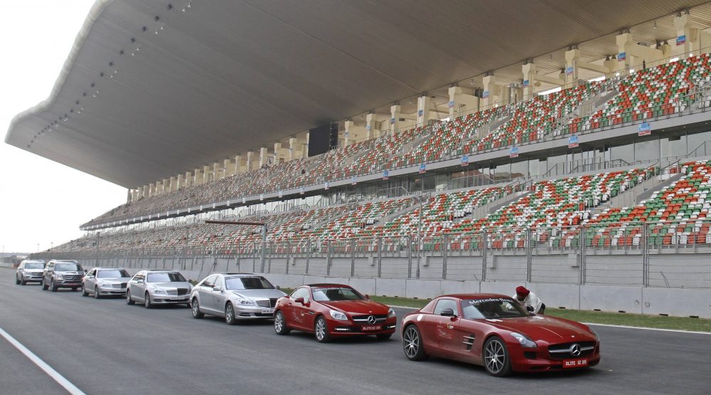 Various Mercedes Benz Cars on The Buddha International Circuit