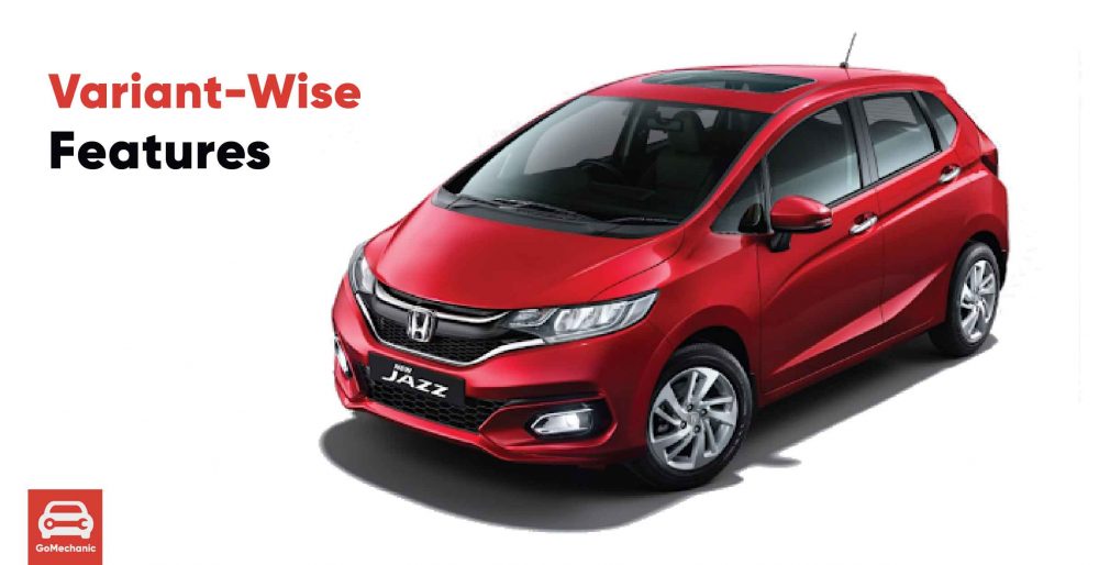 2020 Honda Jazz Variant Wise Features Leaked