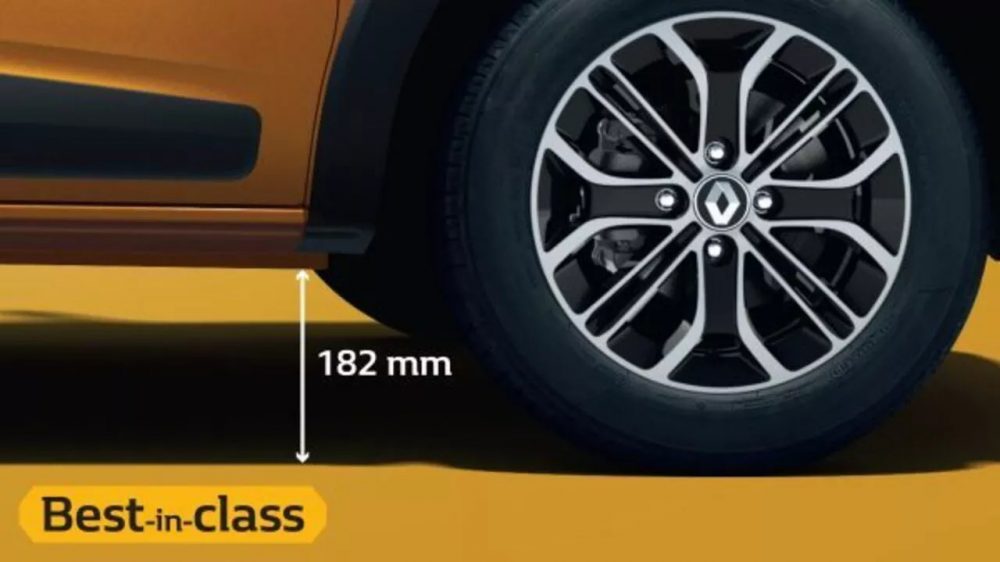 Ground Clearance of Renault Triber