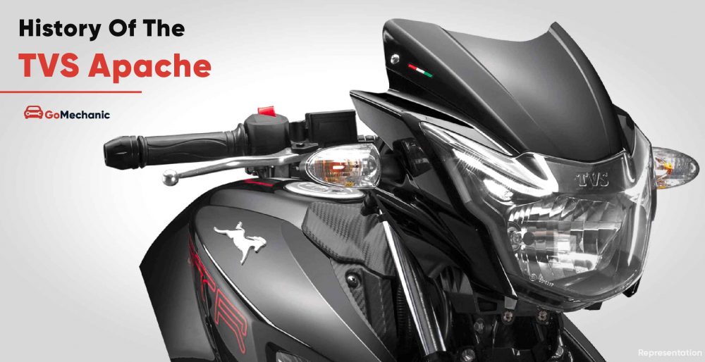 History of the TVS Apache India