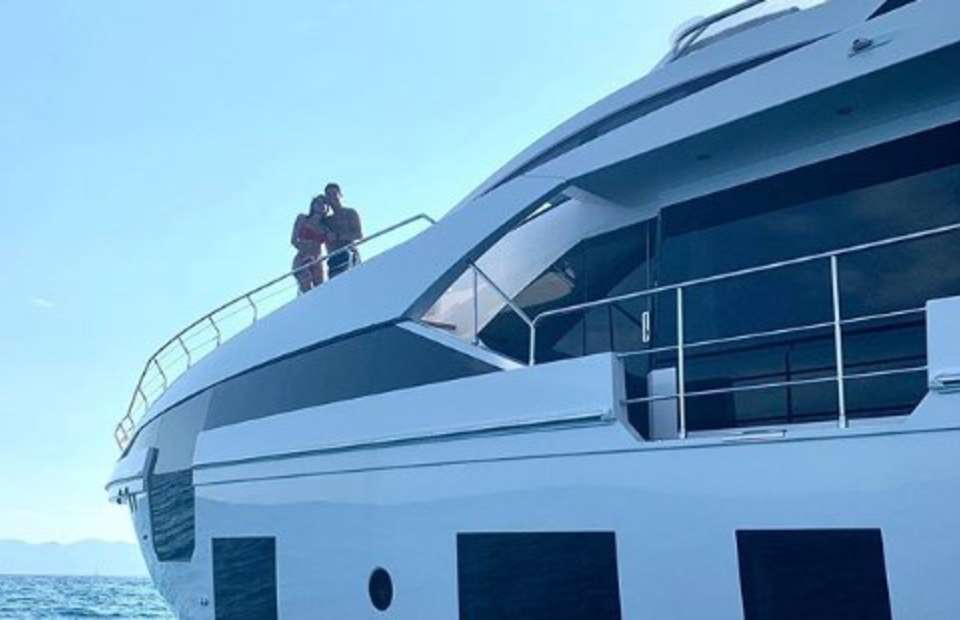 Ronaldo's 5.5 million pounds Yacht