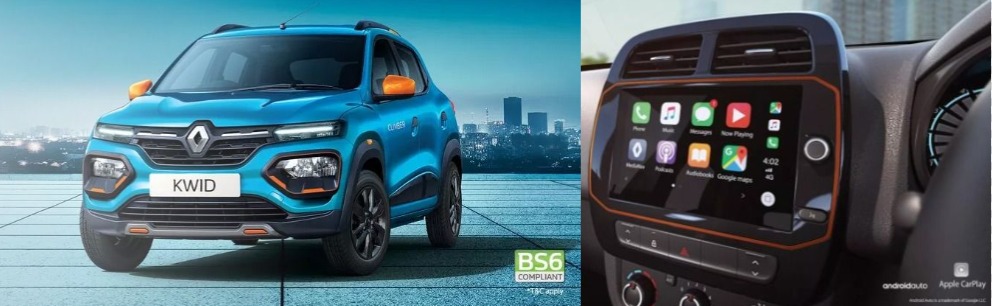 Renault Kwid | Hatchbacks with Android Auto and Apple CarPlay