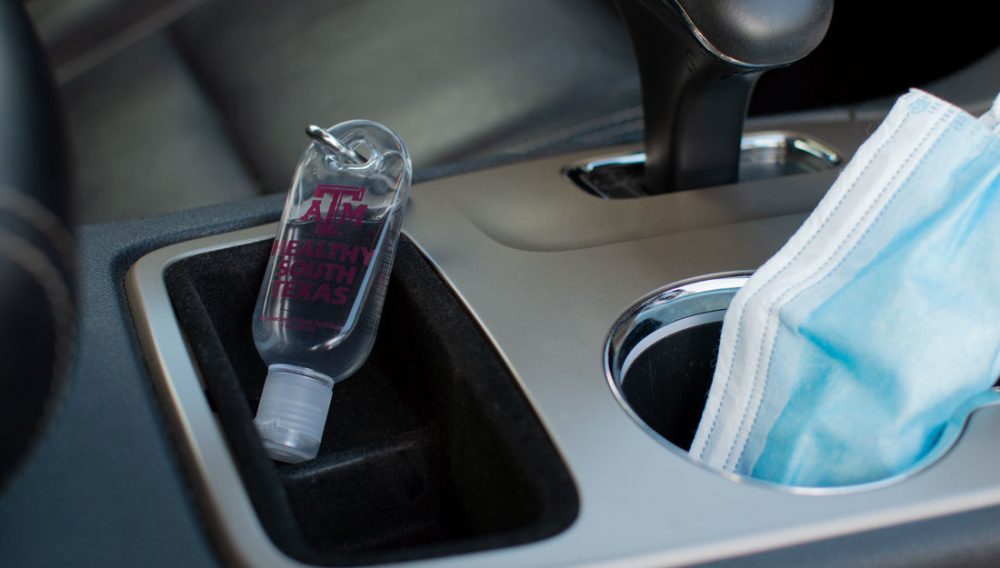 hand-sanitizer in car