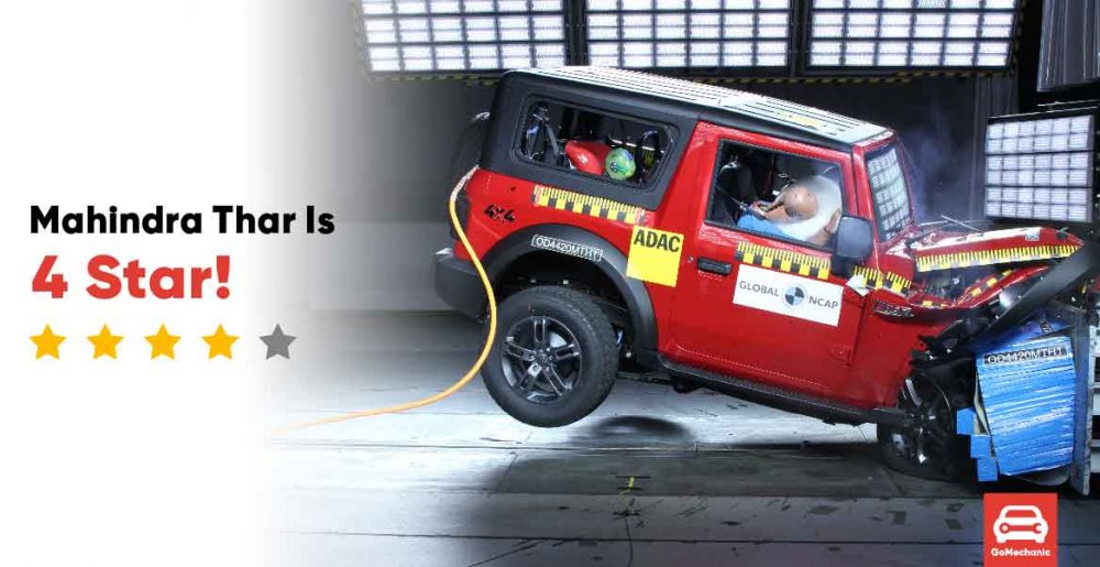 Mahindra Thar 4 Star Global NCAP Rating