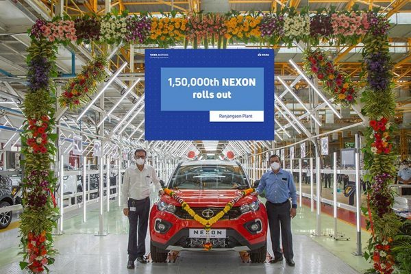 Tata Motors rolls out the 1,50,000th Tata Nexon from its Pune Plant