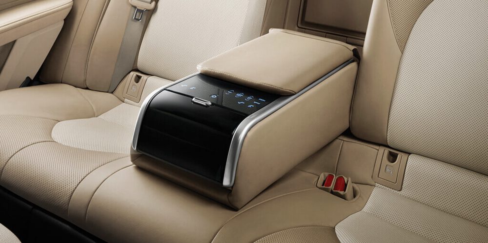 Rear seat touch control