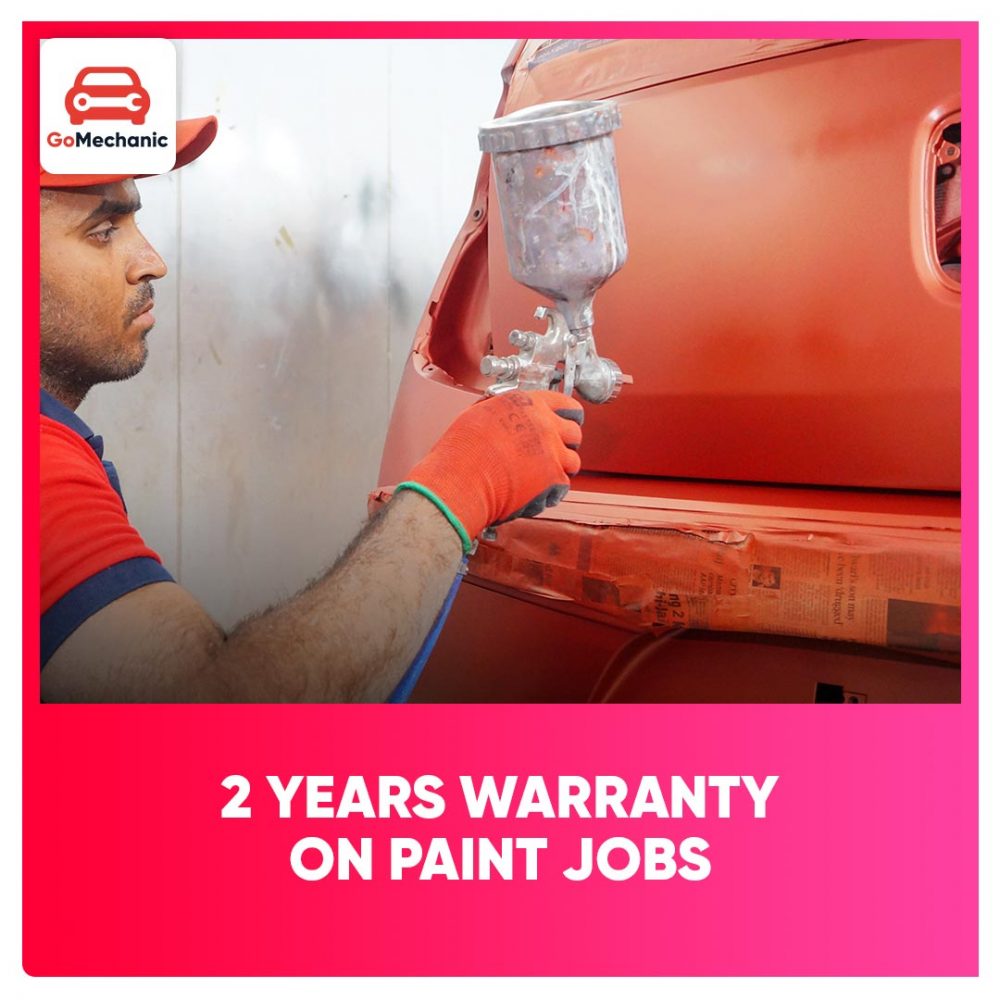 2 year warranty on Paint Job