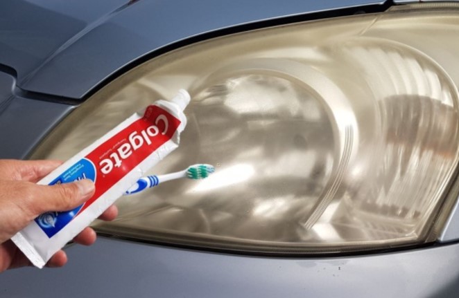 Colgate tooth paste with headlamps