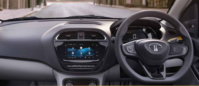 Infotainment System at the Tata Tiago