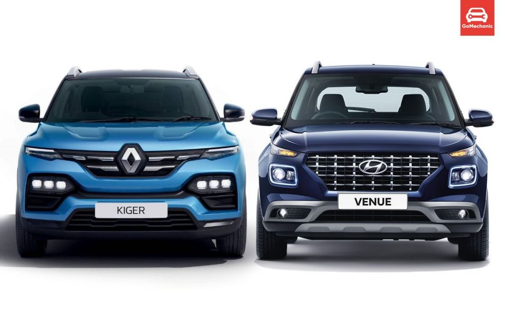 Renault Kiger vs Hyundai Venue