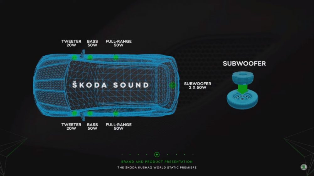 7 Speaker Skoda Premium Audio System