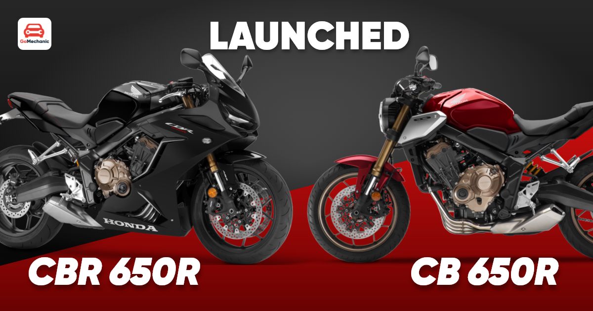 CB650R and CBR 650R Launched