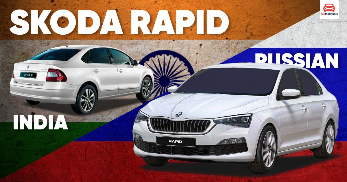 Skoda Rapid India vs Russia Comparison