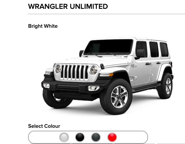 Jeep Wrangler | Colour Variants