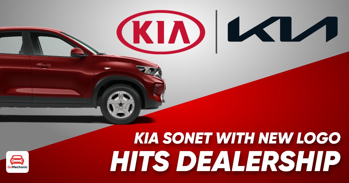 Kia Sonet with New Logo
