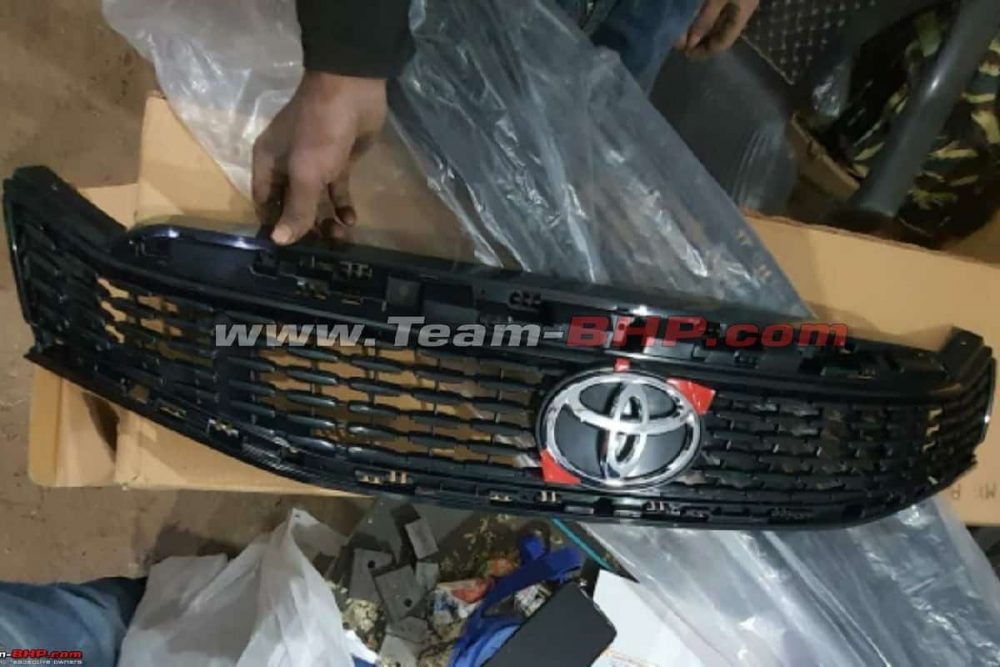 Toyota Ciaz grille spied
