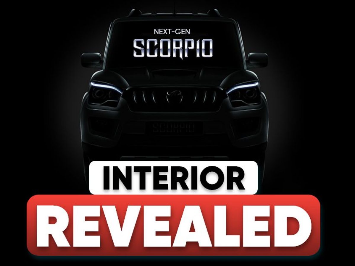 202x Mahindra Scorpio Interior Revealed